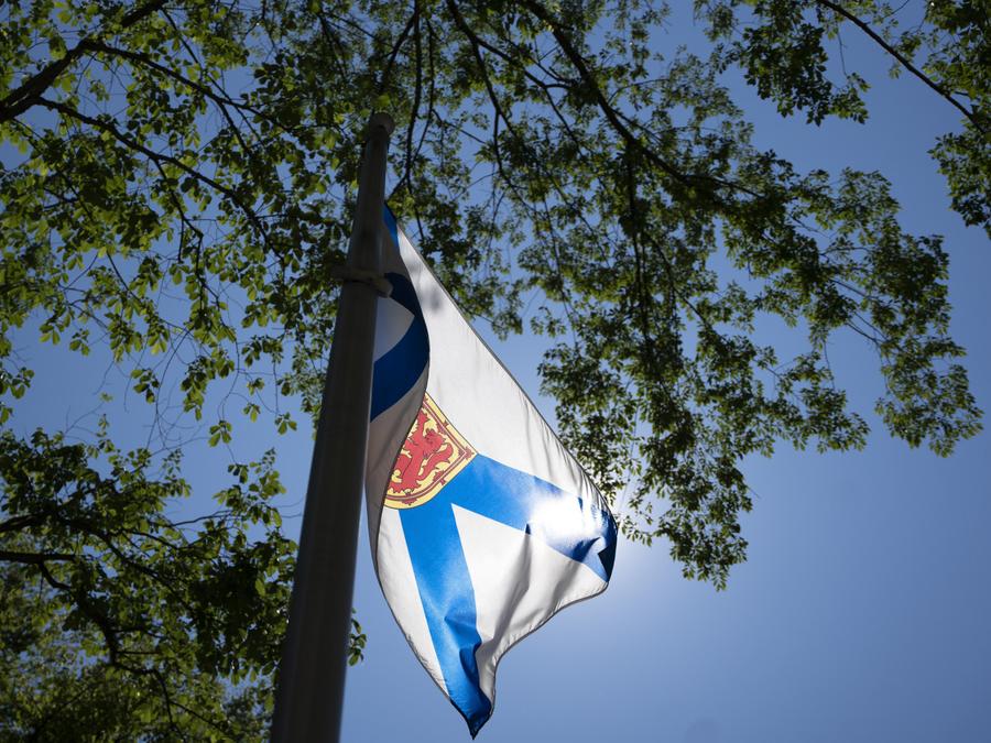 A Nova Scotia flag on the grounds of Province House in Halifax on June 22, 2023. Darren Calabrese/The Globe and Mail