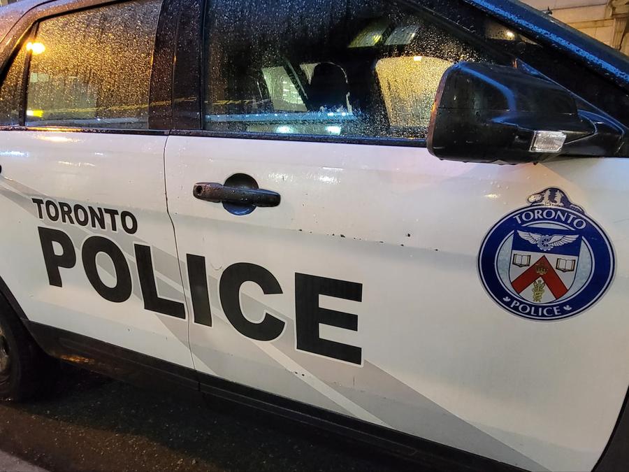 A Toronto police vehicle is shown parked in Toronto on Jan. 3, 2023. Doug Ives/The Canadian Press